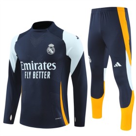 Real Madrid Trainings Sweatshirt Kwart-Zip 2024-25 Navy